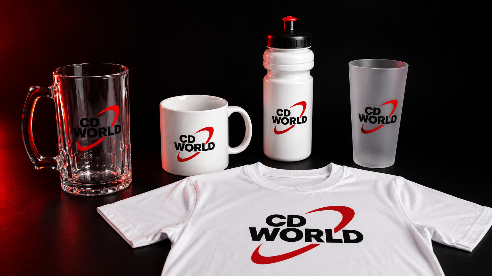 Produtos para personalização CD World